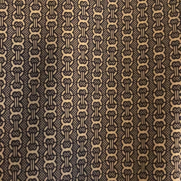 Tory Burch Navy & White Long Sleeve Dress - Picture 4 of 4